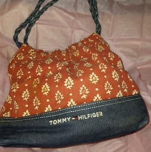 Tommy Hilfiger Red and Blue Women's Bag